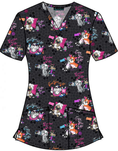 Cherokee Prints Damenkasack in Selfie Care